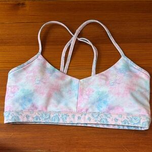 LoveShackFancy Floral Sports Bra